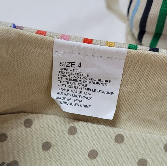 Gymboree colorful striped espadrilles - Picture 6 of 8